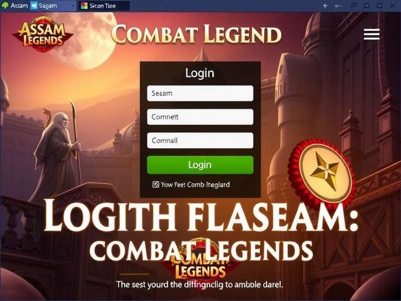 Assam Combat Legend Login Screen Assam Combat Legend Login Screen